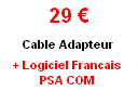 Logiciel Psa Com+ Cable